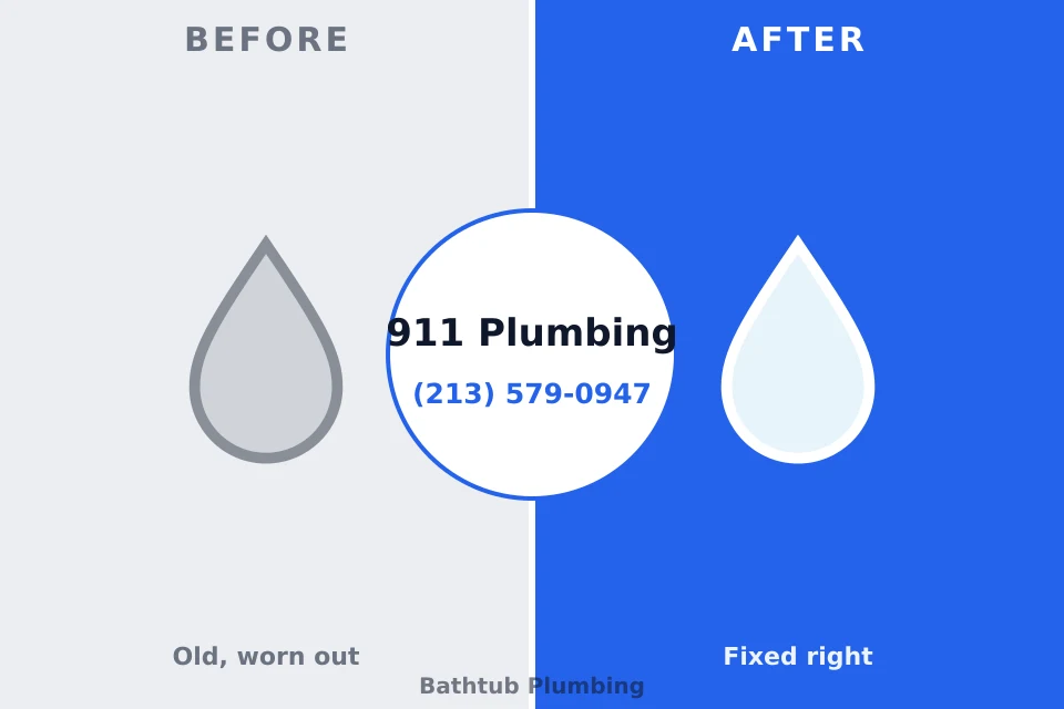 Before and after: plumbing repair Indian Rocks Beach, FL